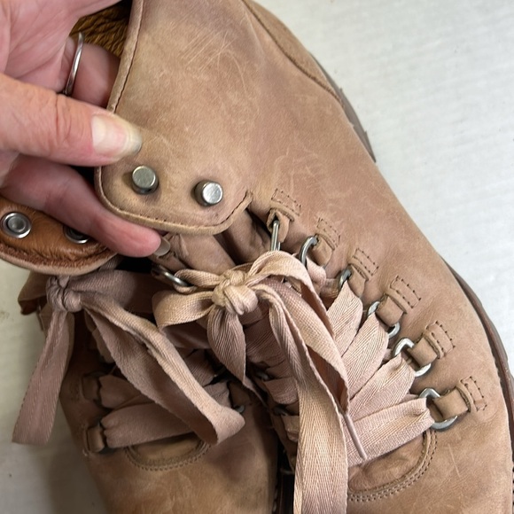 FRYE WOMENS TART PINK BOOTS GENUINE LEATHER ALTA HICKER BOOT IN DUSTY ROSE 9B - Picture 12 of 14